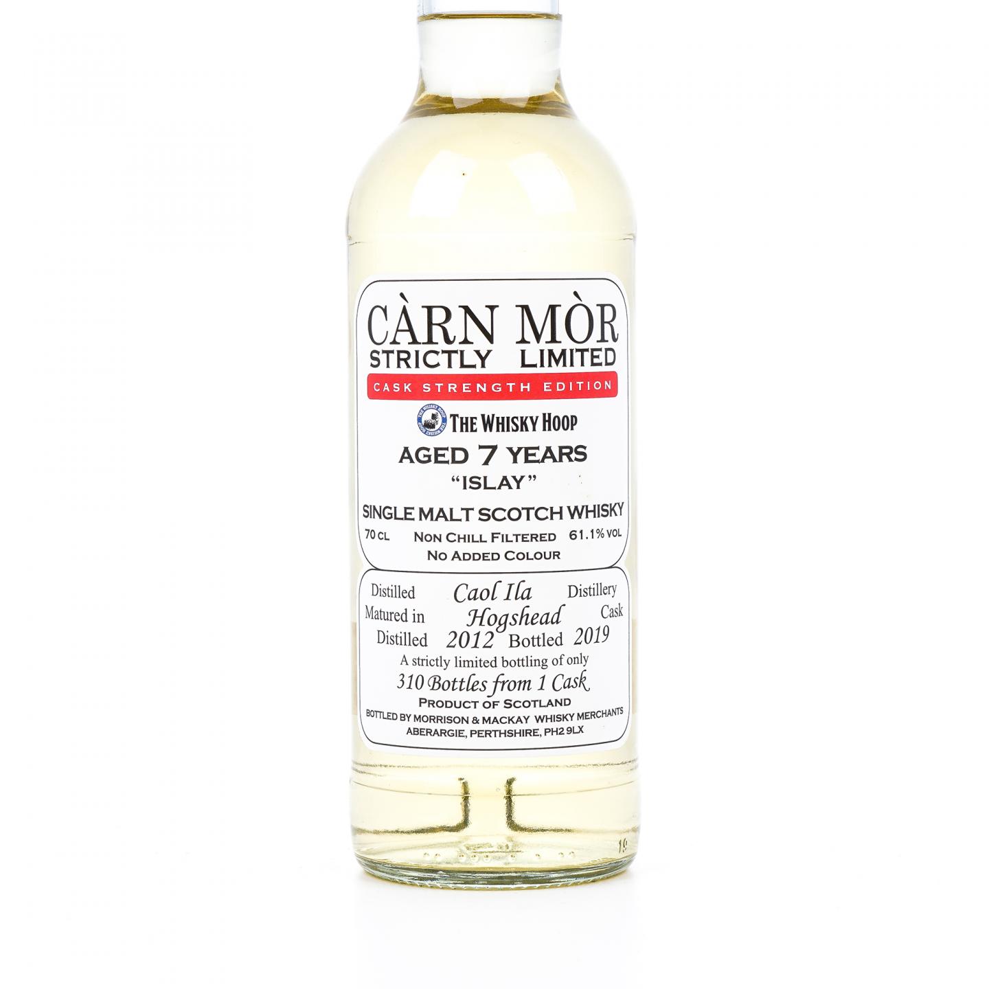 Caol Ila 卡尔里拉 7年 2012-2019 MMcK 桶强版