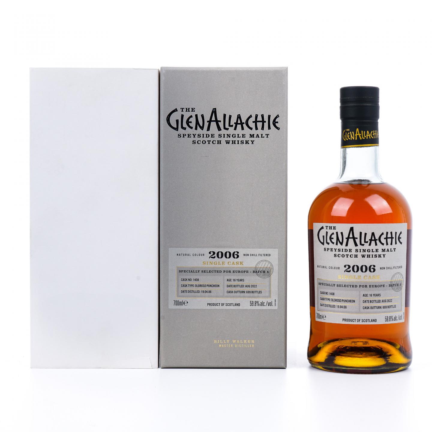 Glenallachie 格兰纳里奇 16年 2006-2022 雪莉桶#1408