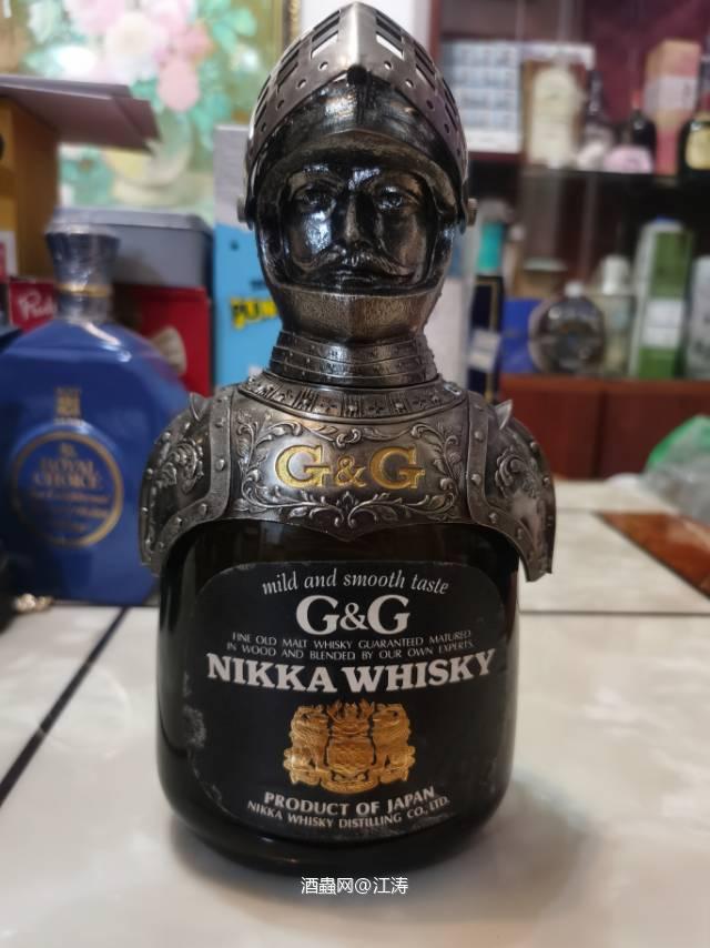 Nikka.80年代"鹤"西洋武士造型 特级日本威士忌