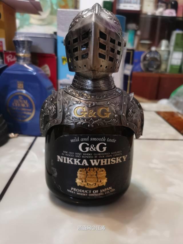 Nikka.80年代"鹤"西洋武士造型 特级日本威士忌