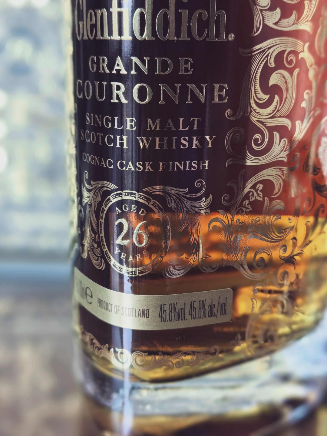Glenfiddich格兰菲迪26年干邑桶Grande Couronne 45.8% 包邮