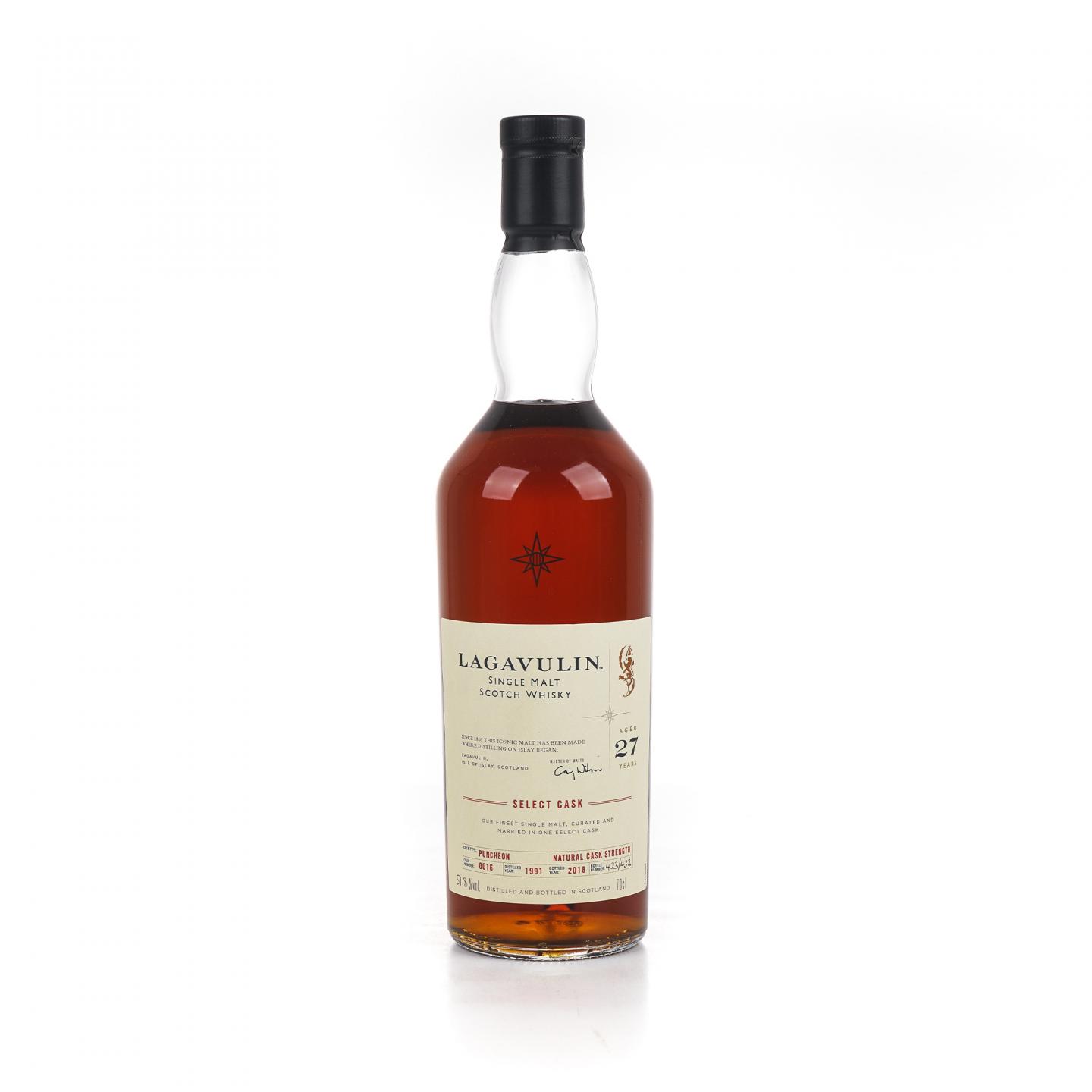 Lagavulin 乐加维林 27年 1991-2018 星星标 COD
