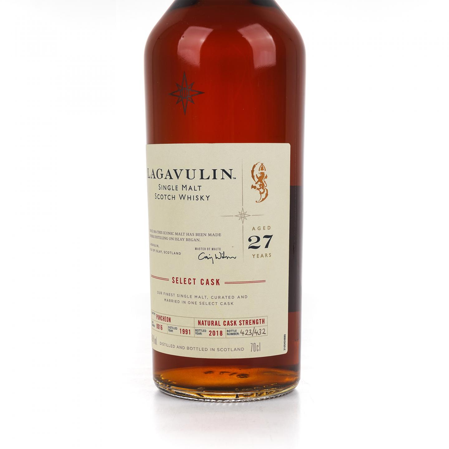 Lagavulin 乐加维林 27年 1991-2018 星星标 COD