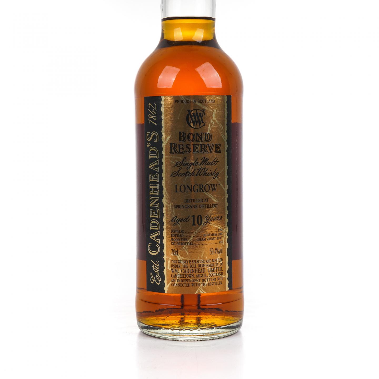 Longrow 朗格罗 10年 1996-2006 雪莉桶 Cadenhead