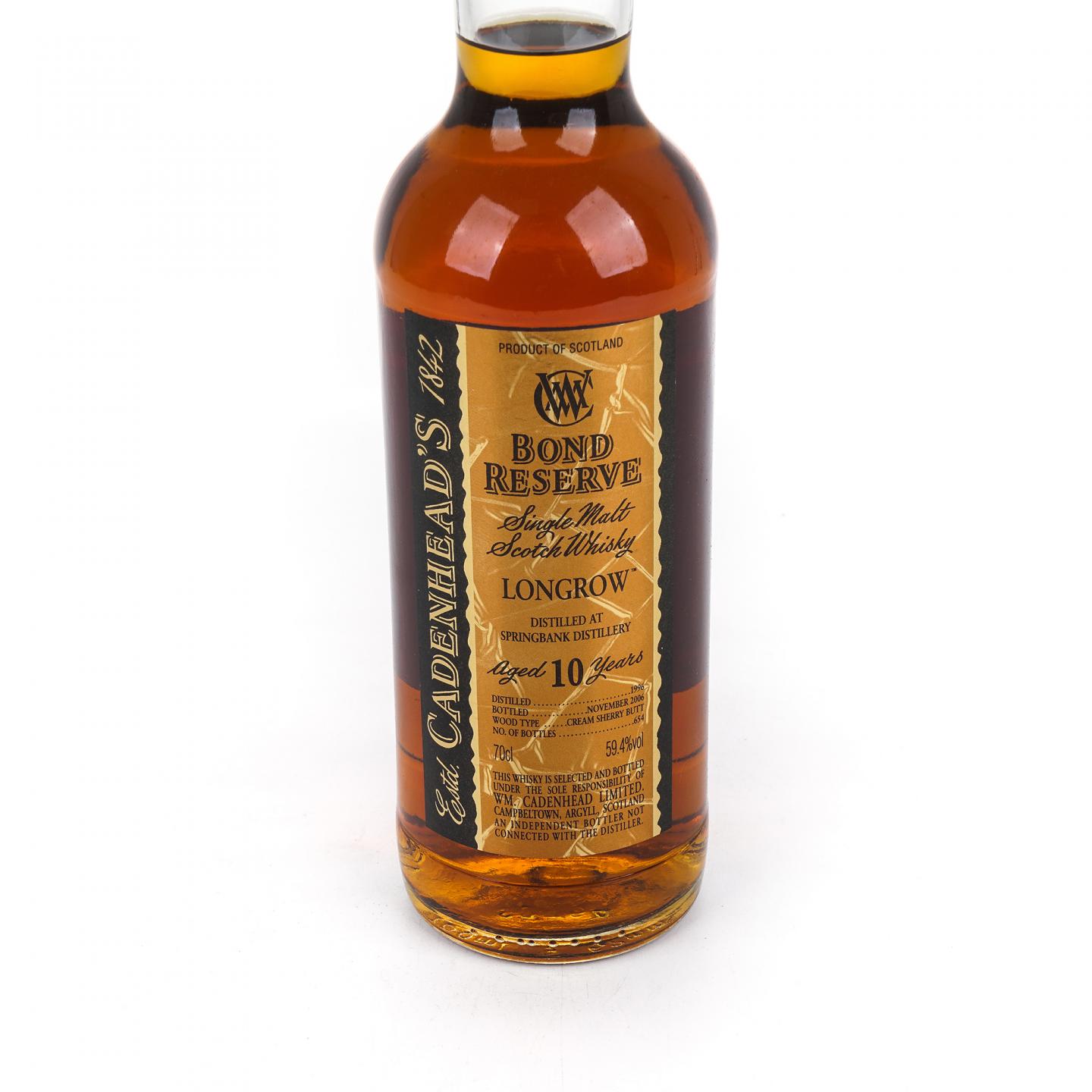 Longrow 朗格罗 10年 1996-2006 雪莉桶 Cadenhead