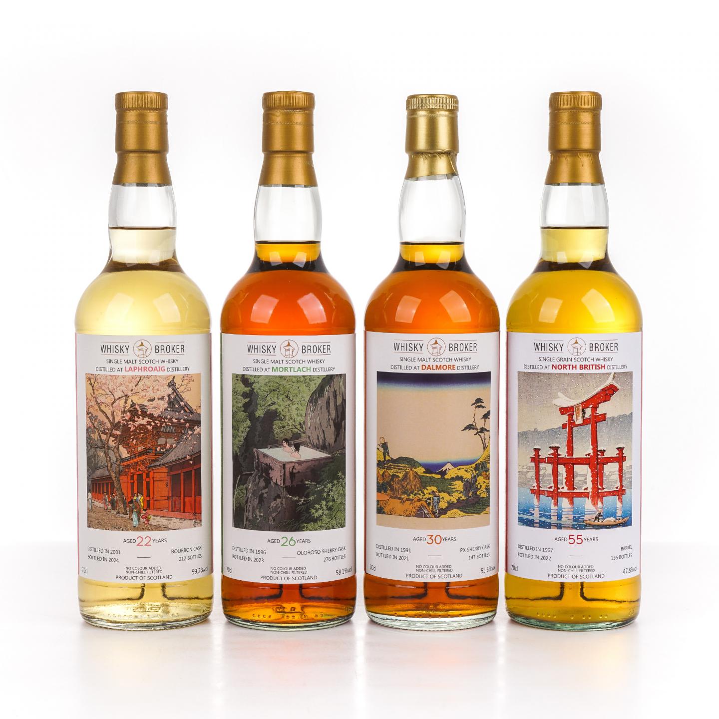 拉弗格2001-2024/慕赫1996-2023/达尔摩1991-2021/北不列颠1967-2022 春夏秋冬 WhB 4瓶组