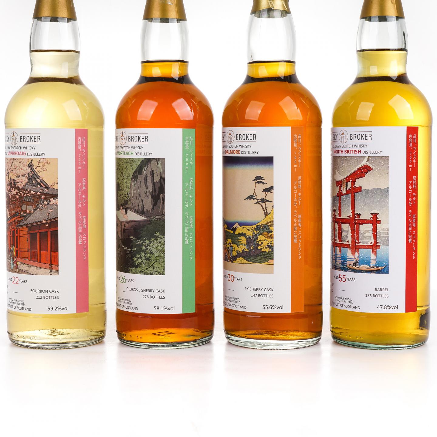 拉弗格2001-2024/慕赫1996-2023/达尔摩1991-2021/北不列颠1967-2022 春夏秋冬 WhB 4瓶组