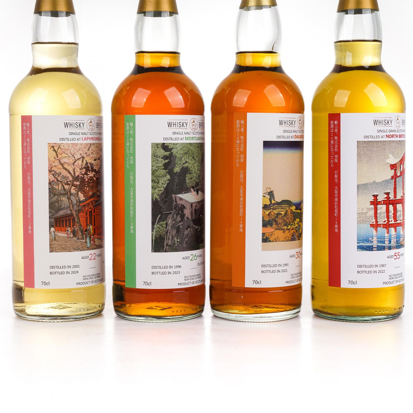 拉弗格2001-2024/慕赫1996-2023/达尔摩1991-2021/北不列颠1967-2022 春夏秋冬 WhB 4瓶组