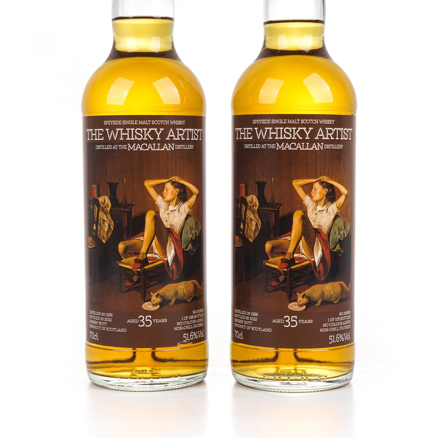 秘密斯佩塞 35年 1986-2022 雪莉桶#51383R 2支组