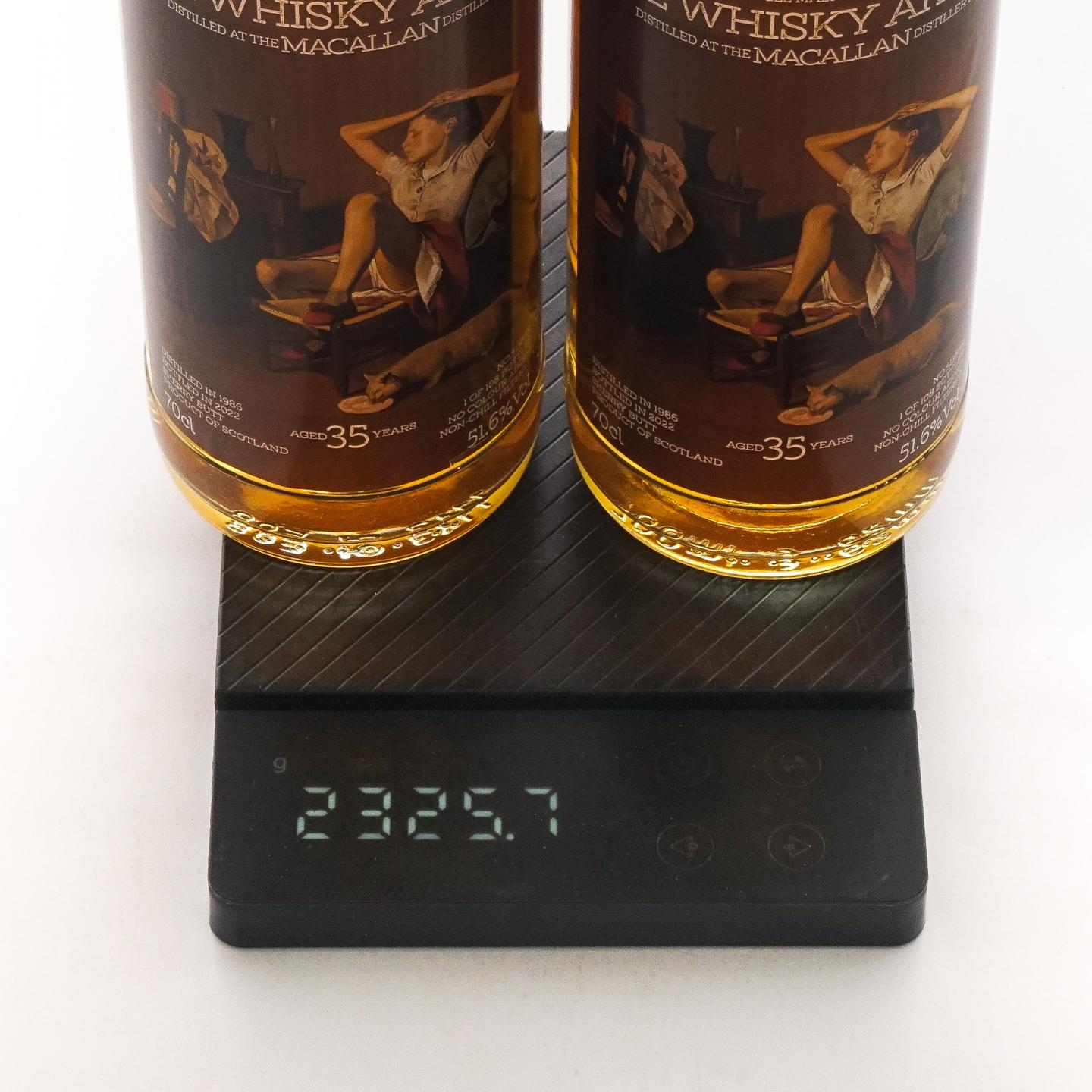 秘密斯佩塞 35年 1986-2022 雪莉桶#51383R 2支组