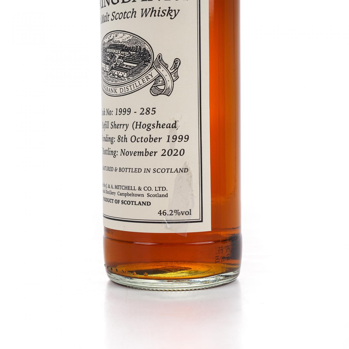 Springbank 云顶 1999-2020 私人桶 雪莉桶#1999-285