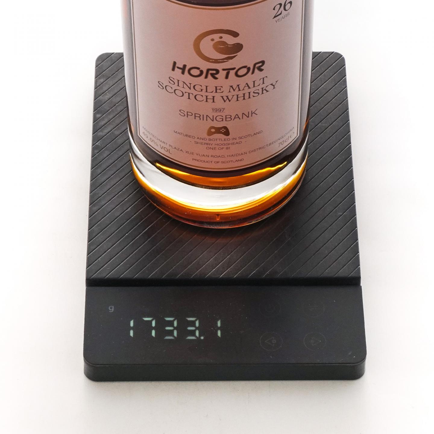 Springbank 云顶 26年 1997-2024