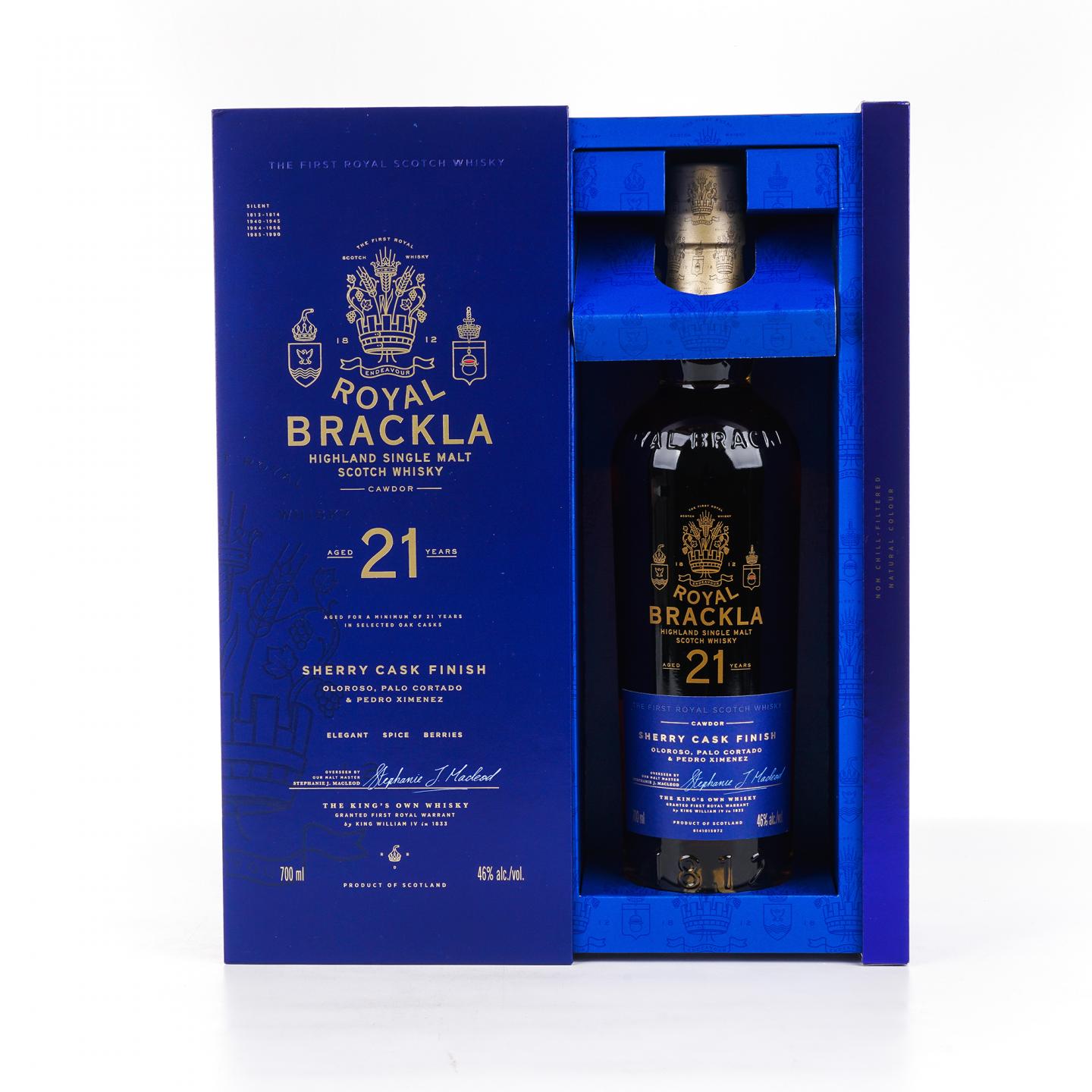 Royal Brackla 皇家布莱克拉 21年 雪莉桶后熟