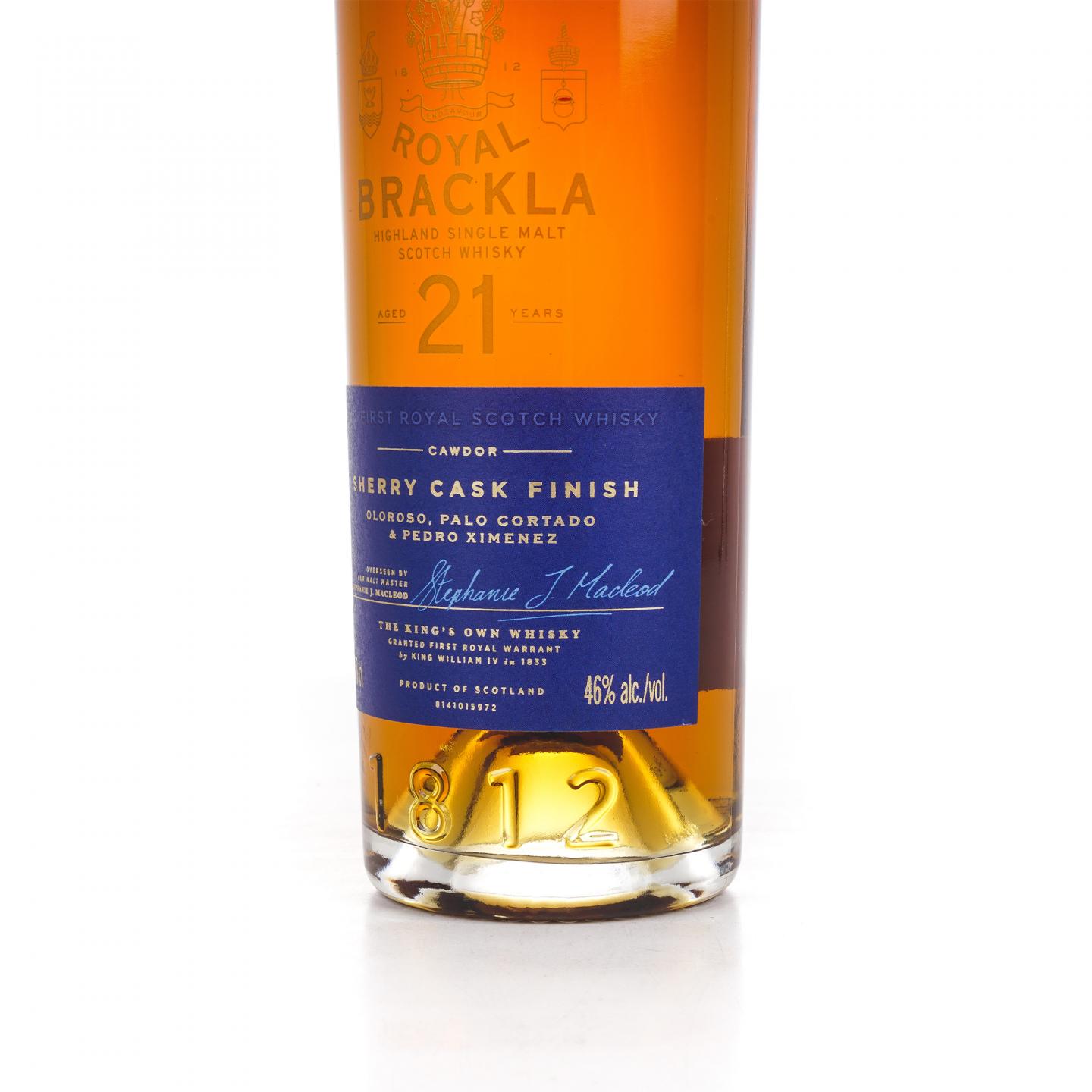 Royal Brackla 皇家布莱克拉 21年 雪莉桶后熟