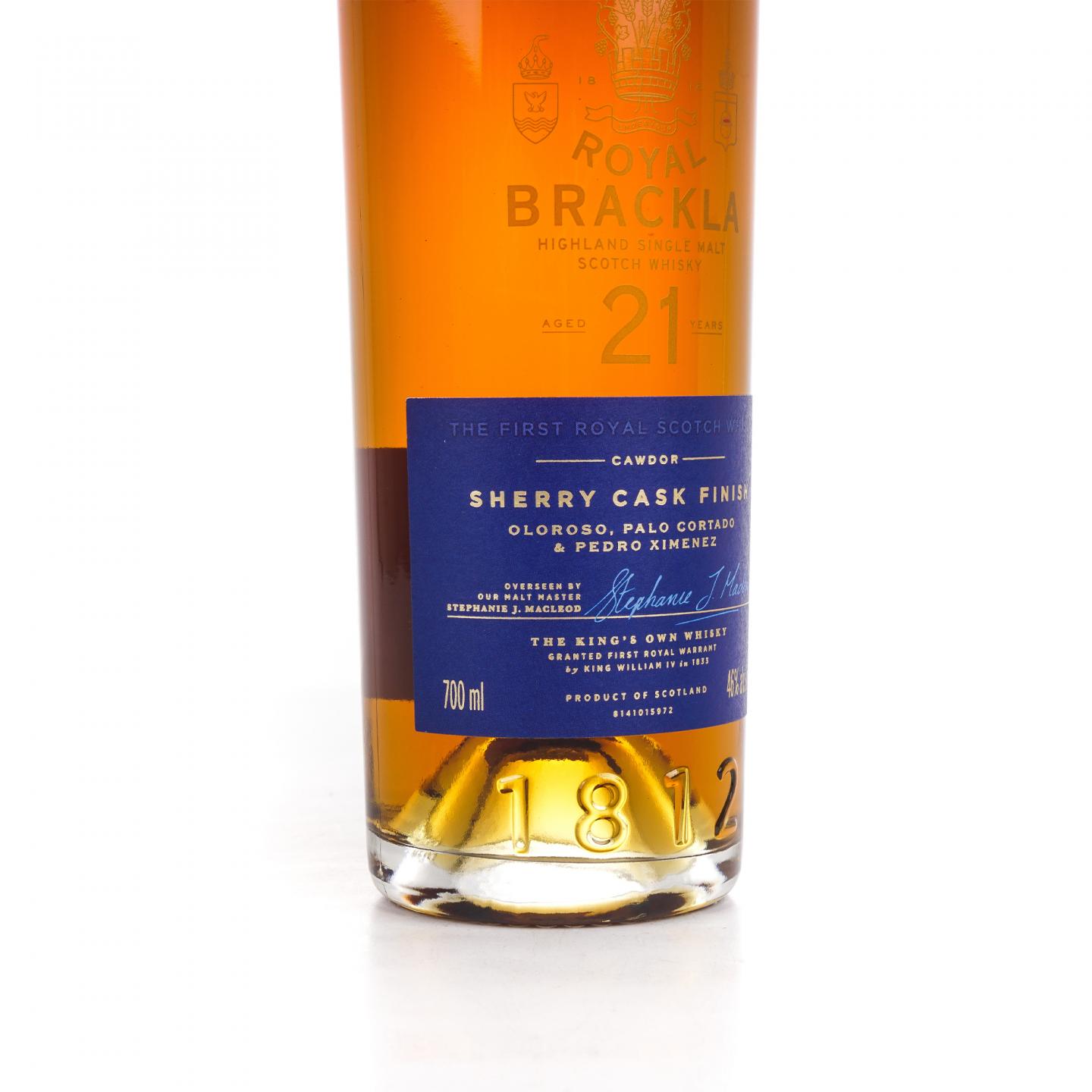 Royal Brackla 皇家布莱克拉 21年 雪莉桶后熟