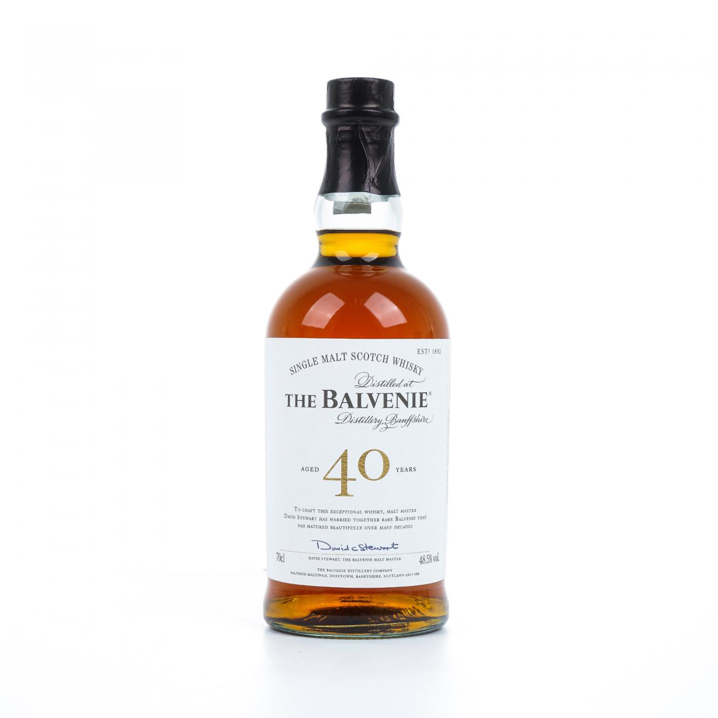 Balvenie 百富 40年 David Stewart 圆筒木盒