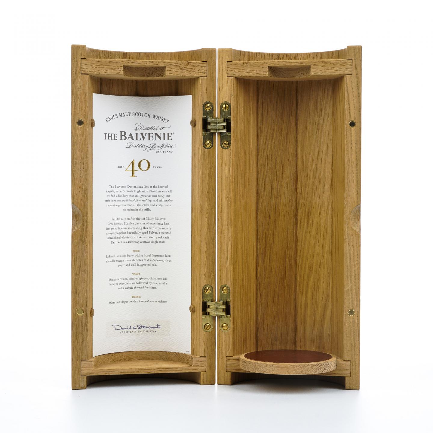 Balvenie 百富 40年 David Stewart 圆筒木盒