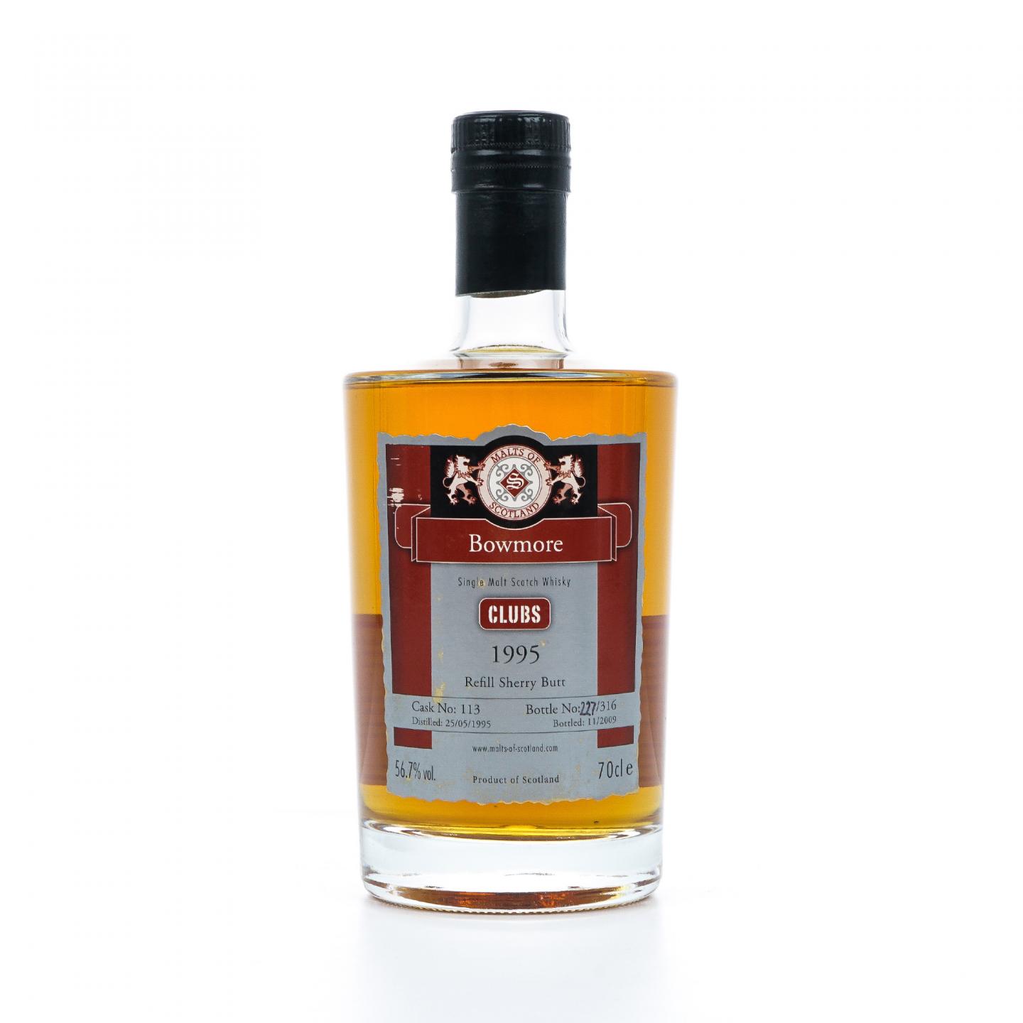 Bowmore 波摩 1995-2009 MoS