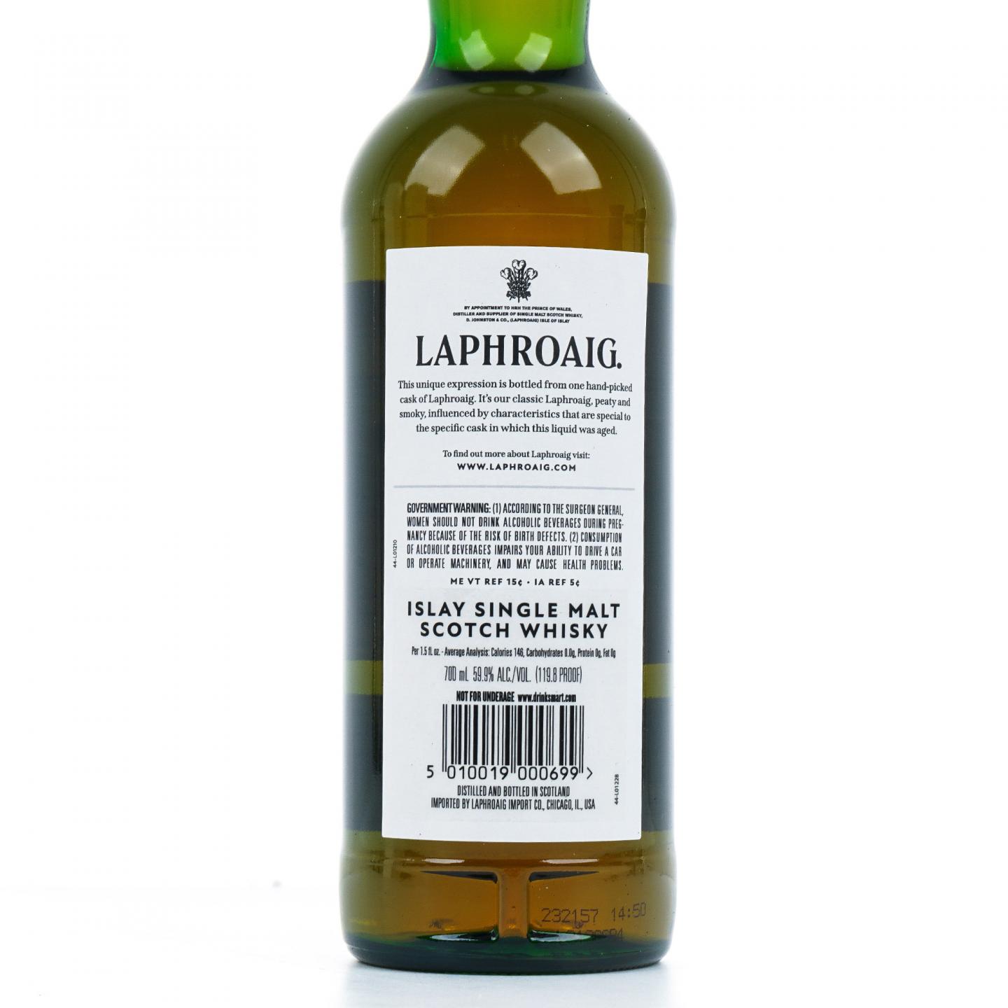 Laphroaig 拉弗格 雪莉单桶#807523 59.9%