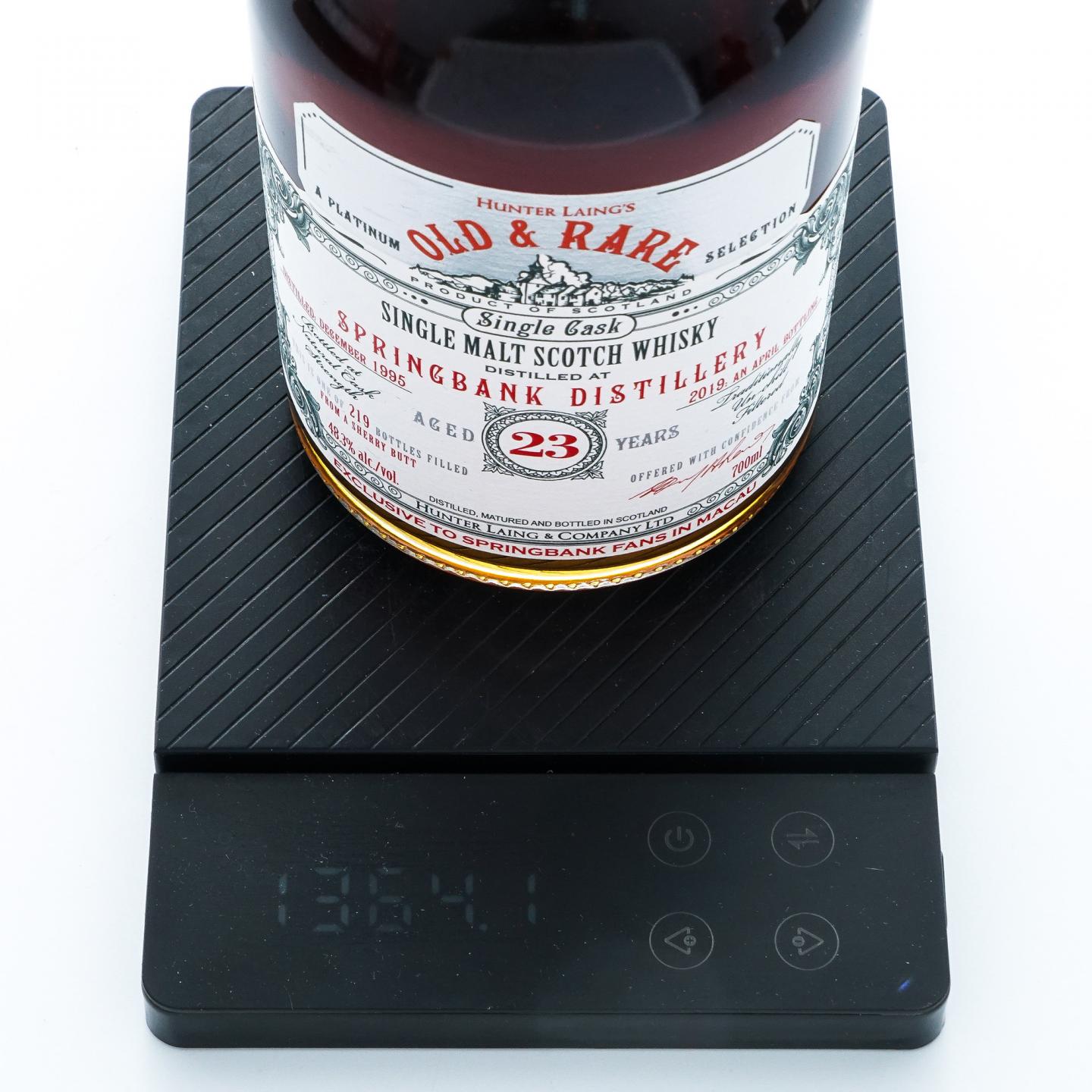 Springbank 云顶 23年 1995-2019 HL Old & Rare 雪莉单桶