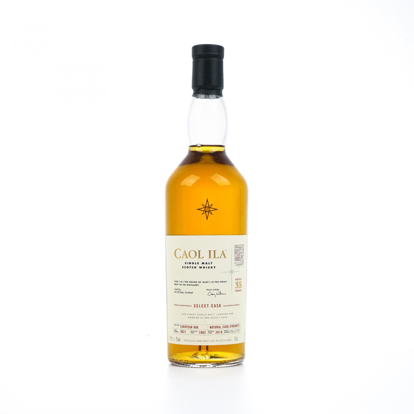 Caol Ila 卡尔里拉 35年 1982-2018 COD#0021 桶强 行货 700ML