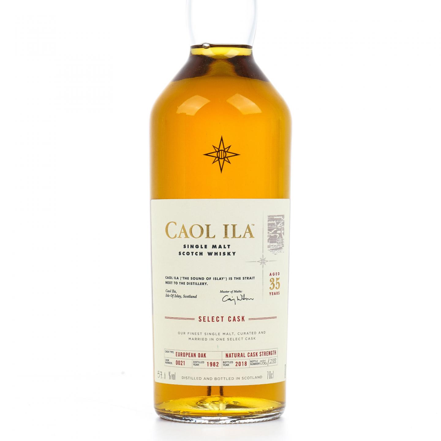 Caol Ila 卡尔里拉 35年 1982-2018 COD#0021 桶强 行货 700ML