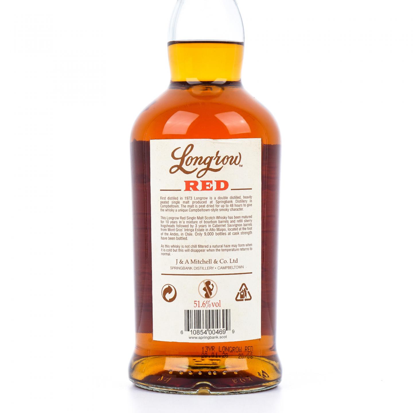 Longrow 朗格罗 13年 2020 Red 限量版