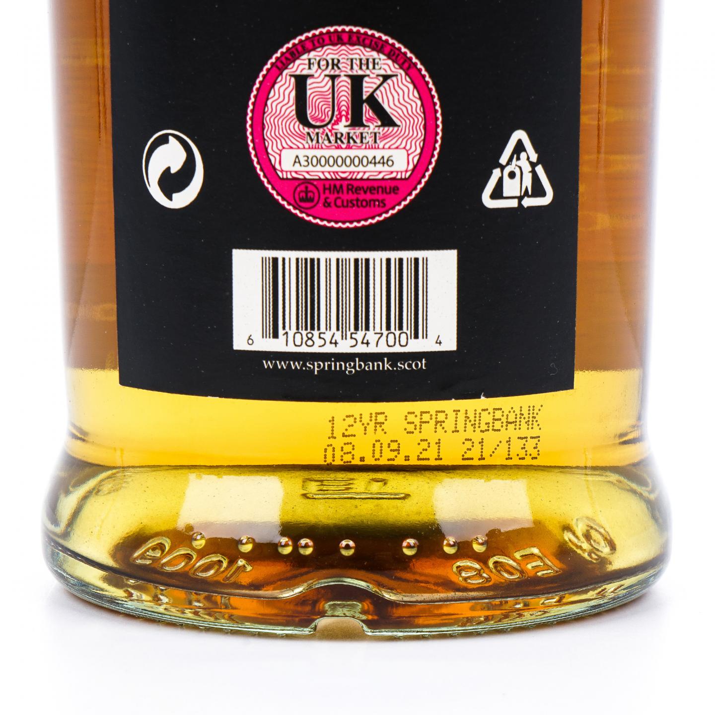 Springbank 云顶 12年 2021 桶强 55.9%