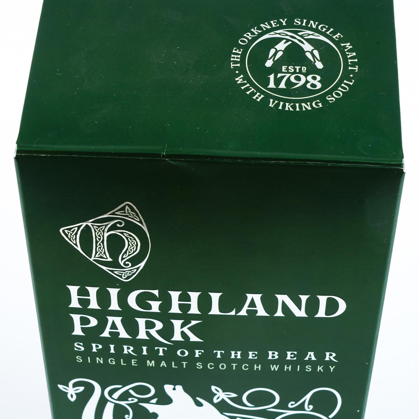 Highland Park 高原骑士 Spirit of the Bear 1升装 40%