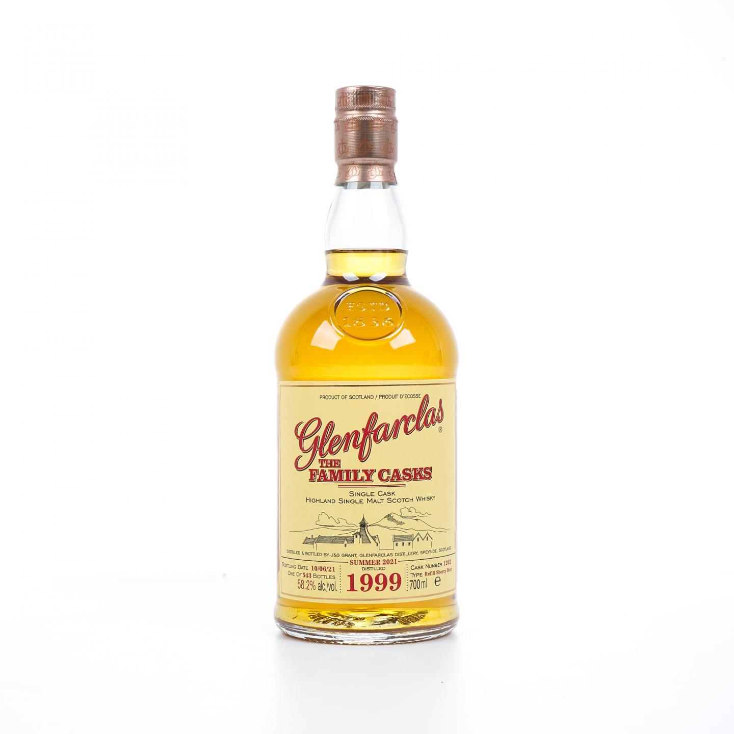 Glenfarclas 格兰花格 1999-2021 家族桶 雪莉桶#1202