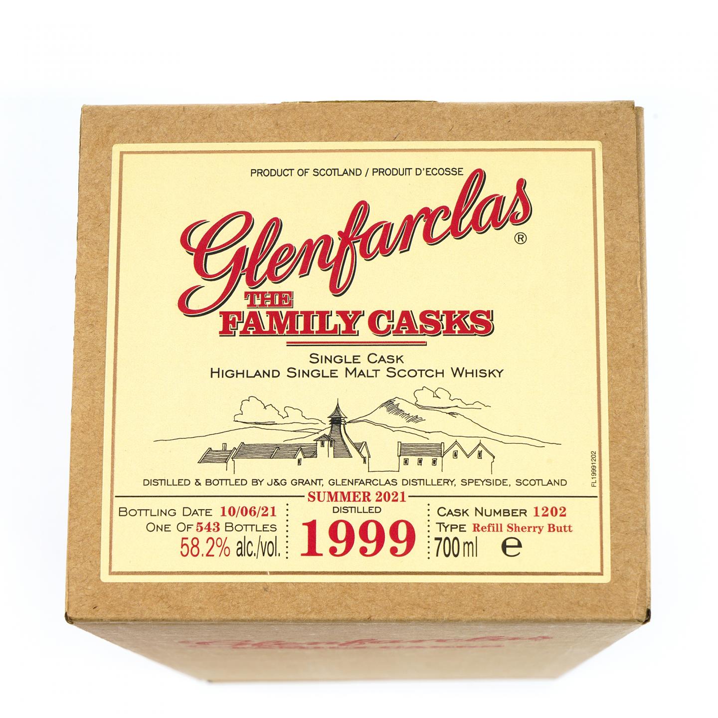 Glenfarclas 格兰花格 1999-2021 家族桶 雪莉桶#1202