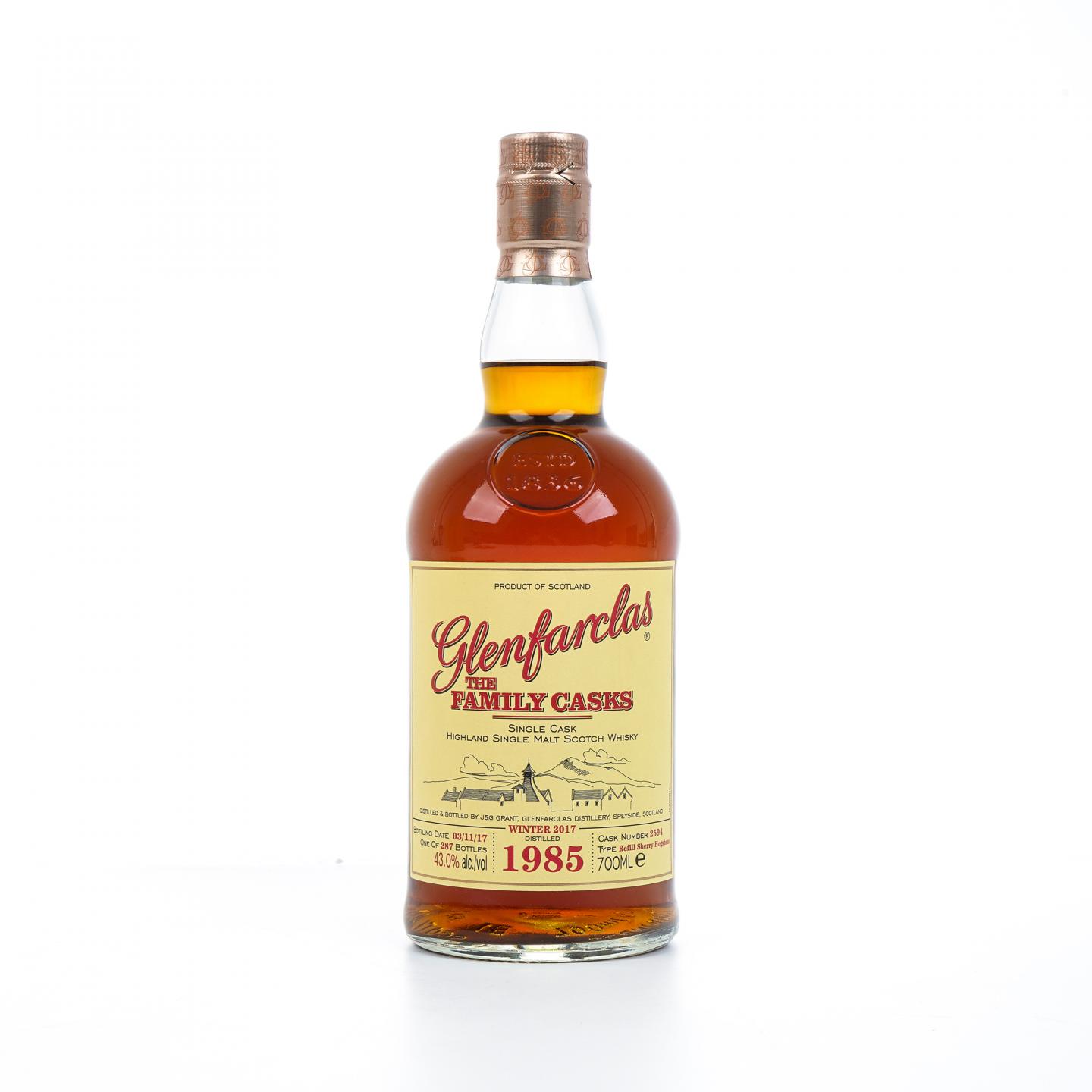 Glenfarclas 格兰花格 1985-2017 家族桶 雪莉单桶#2594
