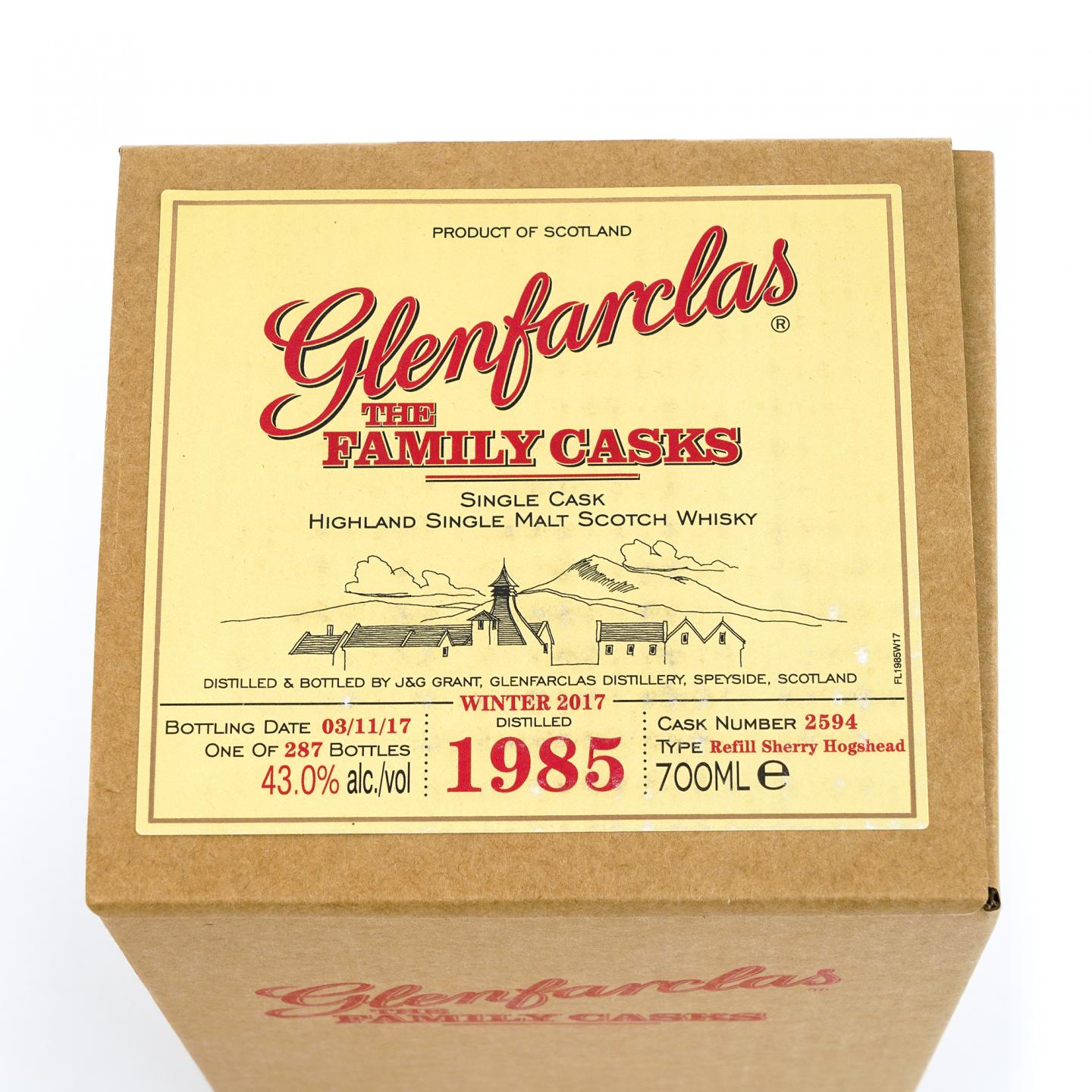Glenfarclas 格兰花格 1985-2017 家族桶 雪莉单桶#2594