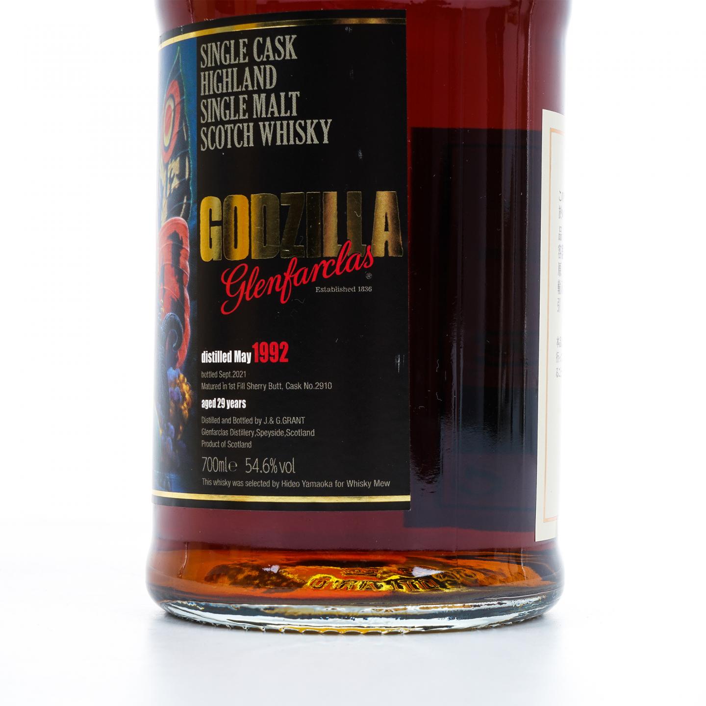 Glenfarclas 格兰花格 29年 1992-2021 哥斯拉 雪莉单桶#2910