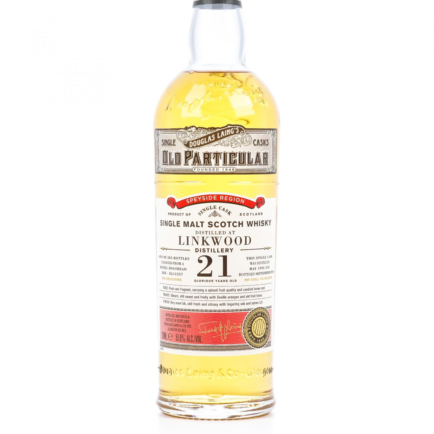 Linkwood 林可伍德 21年 1995-2016 DL