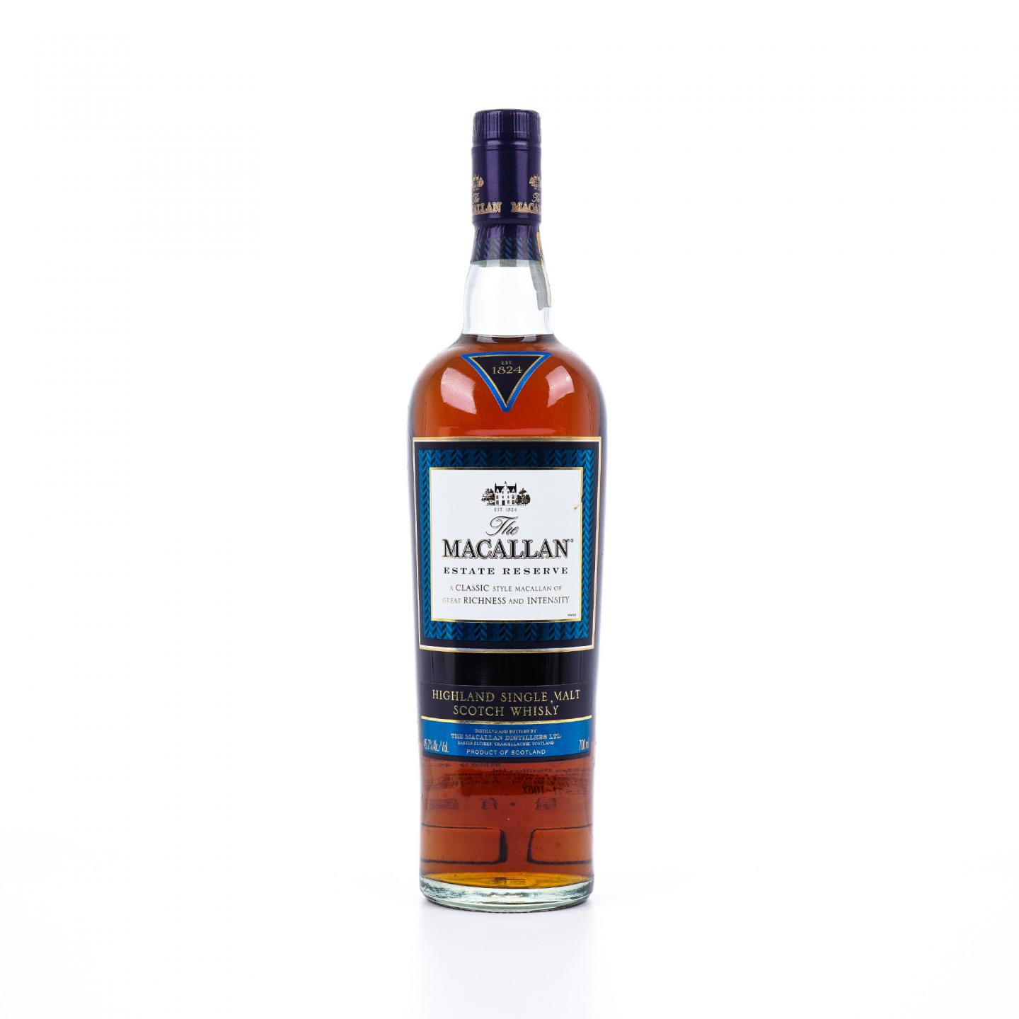 Macallan 麦卡伦 1824 Estate Reserve 蓝标酒庄珍藏