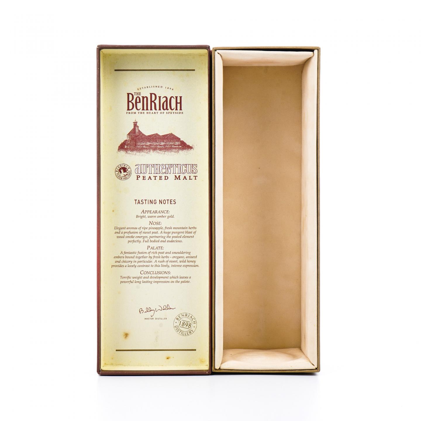BenRiach 本利亚克 25年 Authenticus泥煤风味