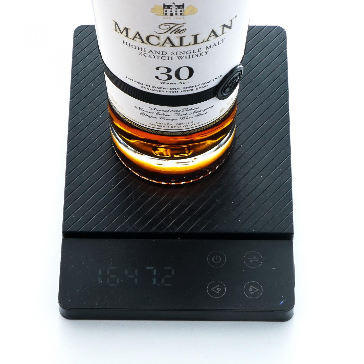 【附X光图】Macallan 麦卡伦 30年 2023 黑腰带 雪莉桶 木盒