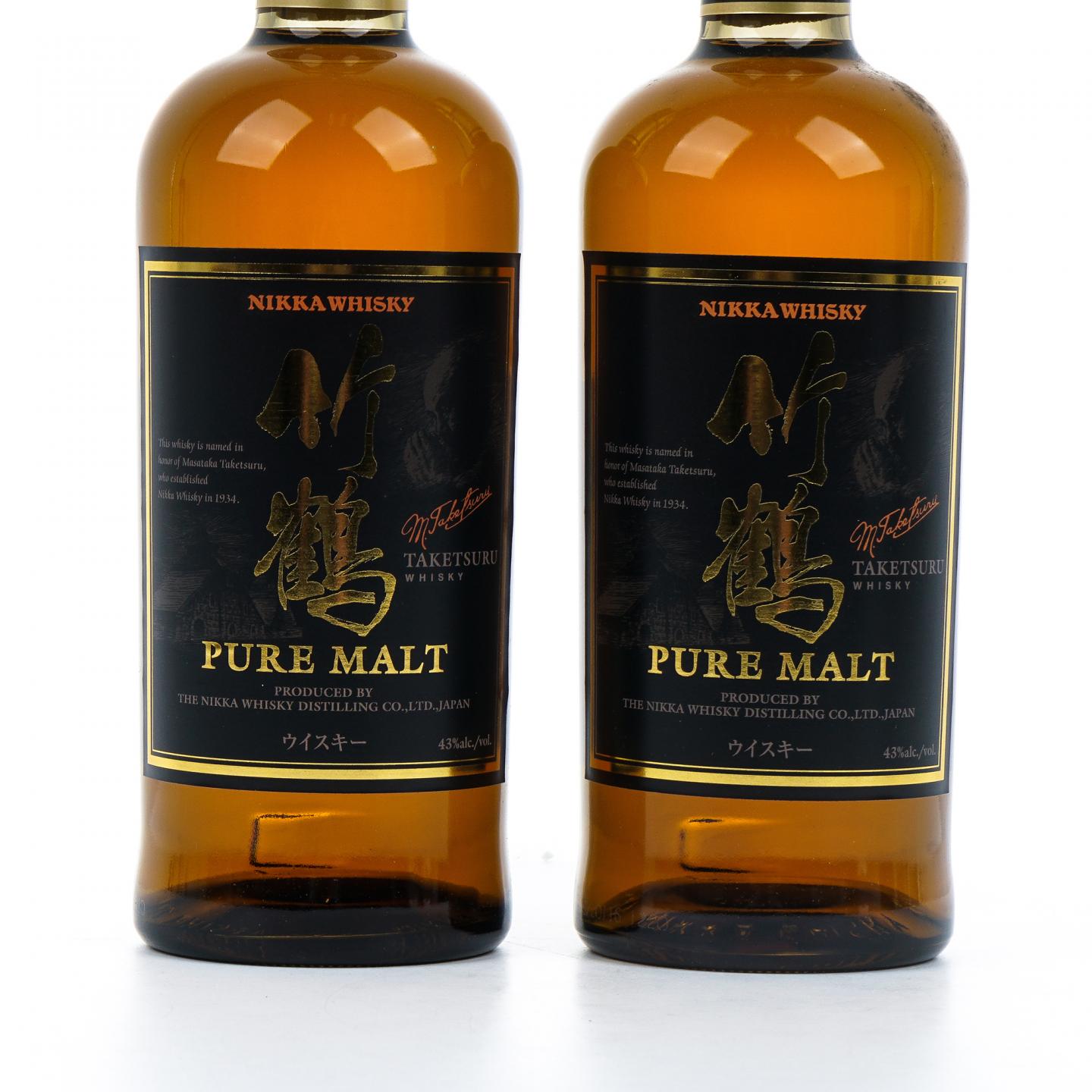 竹鹤 Pure Malt 黑标旧版 2支组