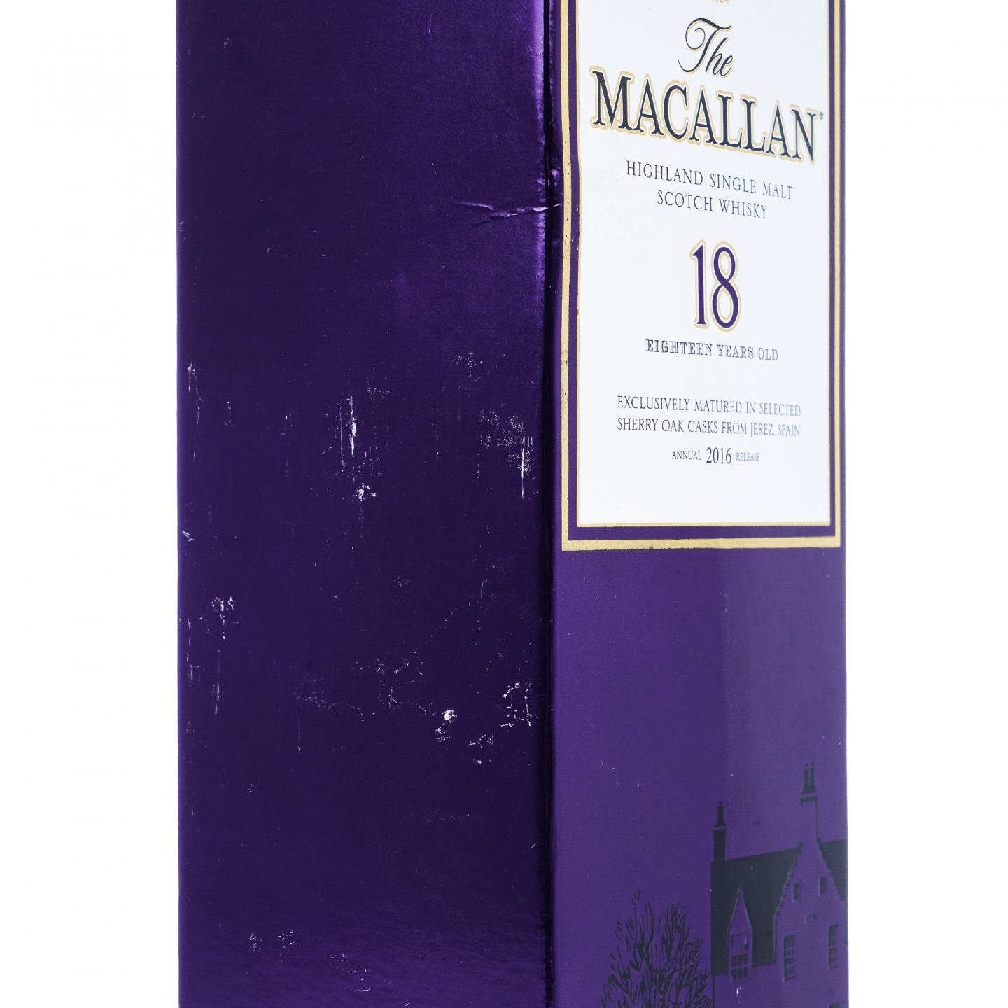 Macallan 麦卡伦 18年 2016 雪莉桶