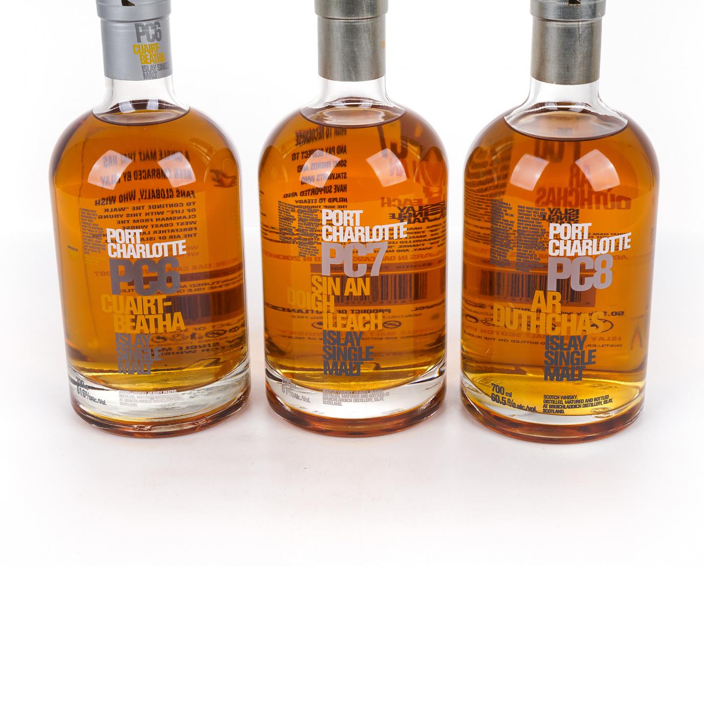 Bruichladdich 布赫拉迪 波夏 PC6/7/8 3瓶组
