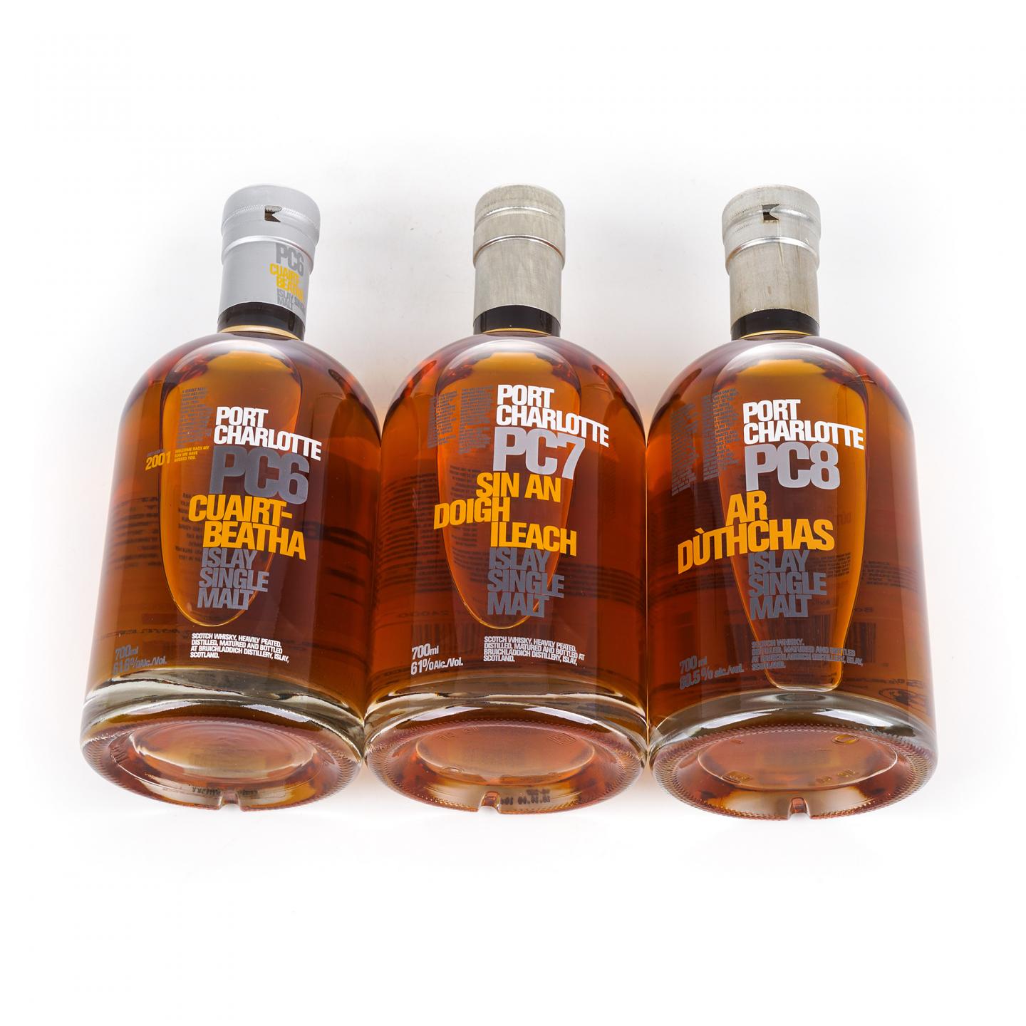 Bruichladdich 布赫拉迪 波夏 PC6/7/8 3瓶组