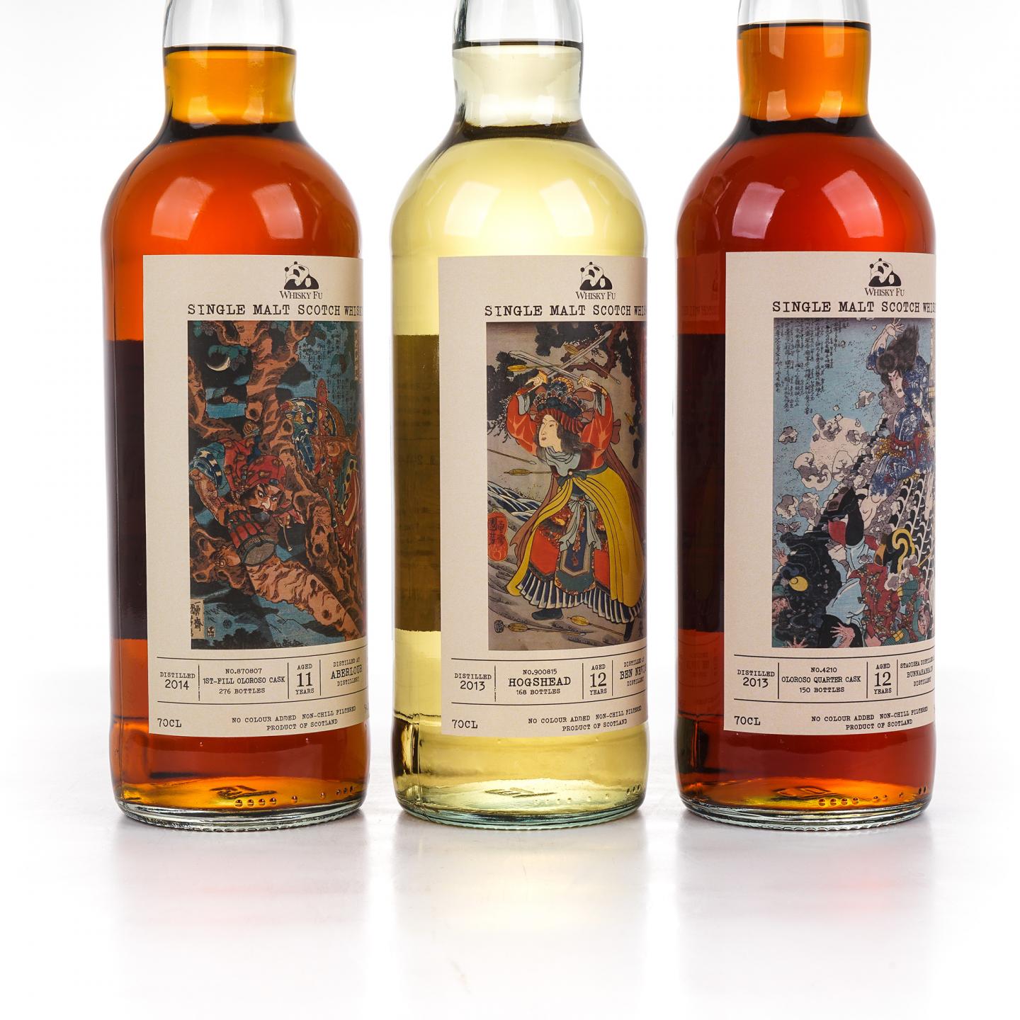 本尼维斯 12年/雅伯莱 11年/布纳哈本 12年 通俗水浒传豪杰系列 3瓶组*700ml