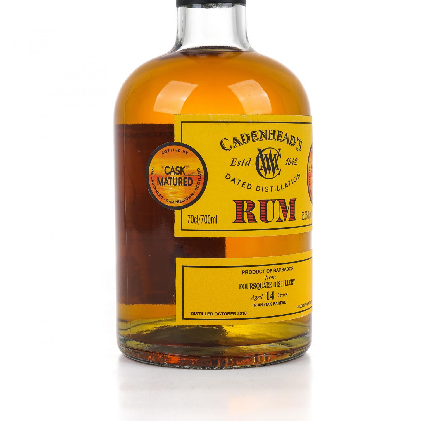 Foursquare 14年 2010-2025 朗姆酒 单桶 Cadenhead