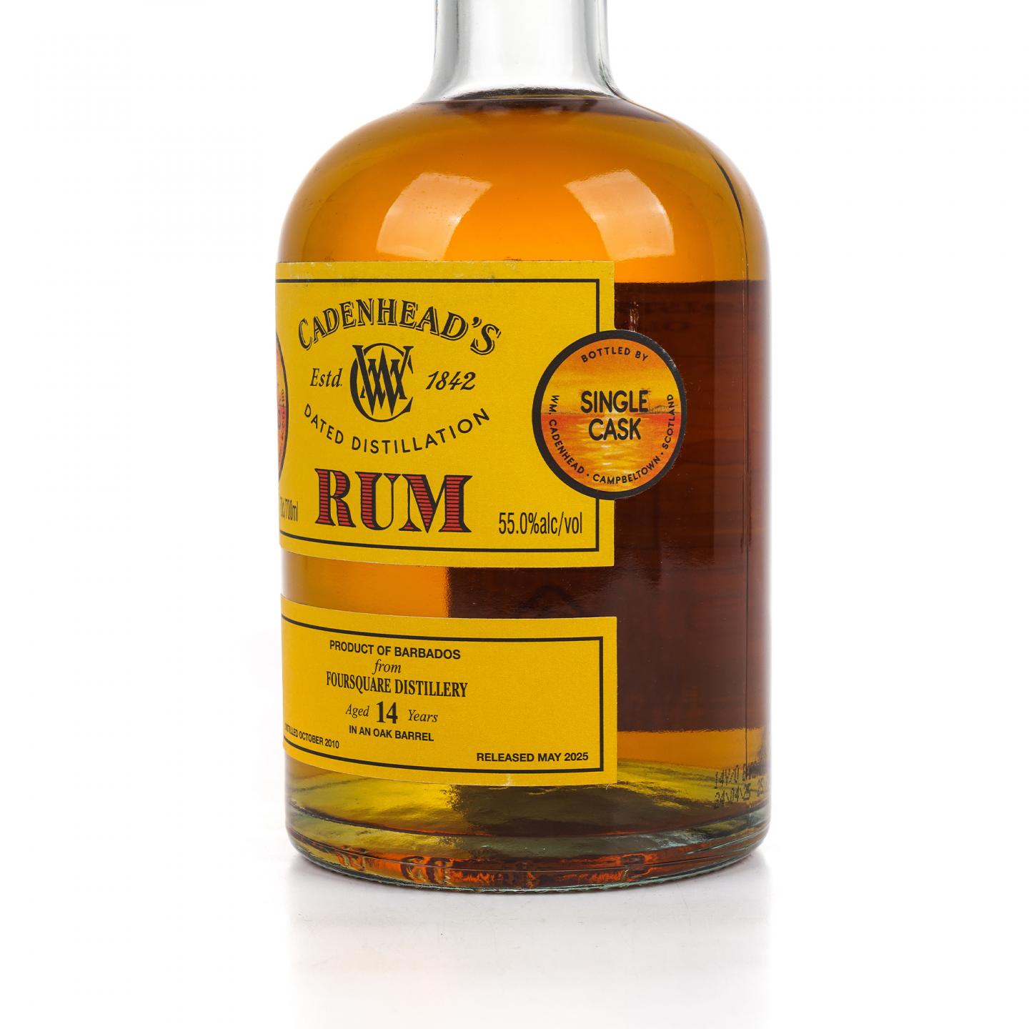 Foursquare 14年 2010-2025 朗姆酒 单桶 Cadenhead