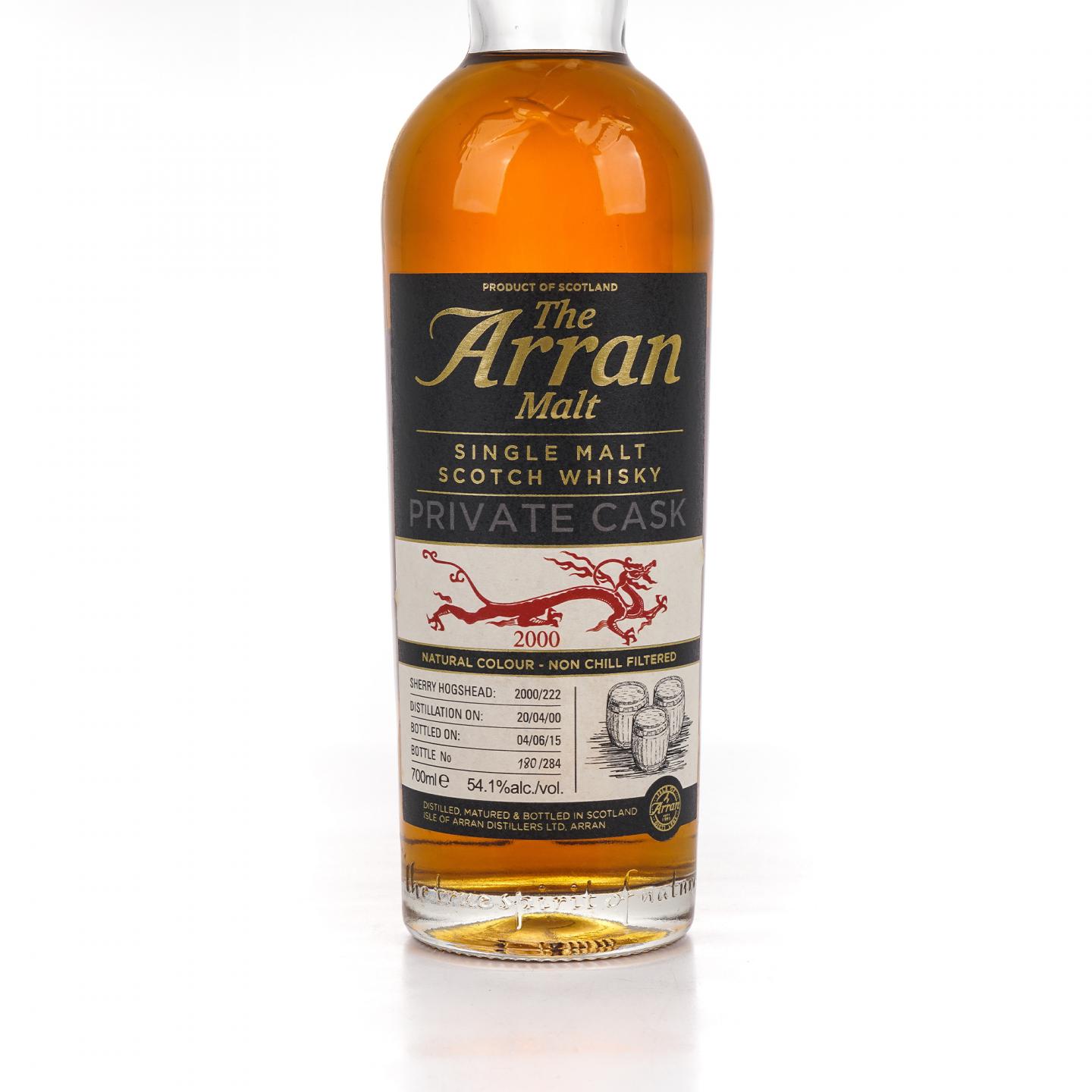 Arran 艾伦 2000-2015 私人桶 雪莉桶#2000/222