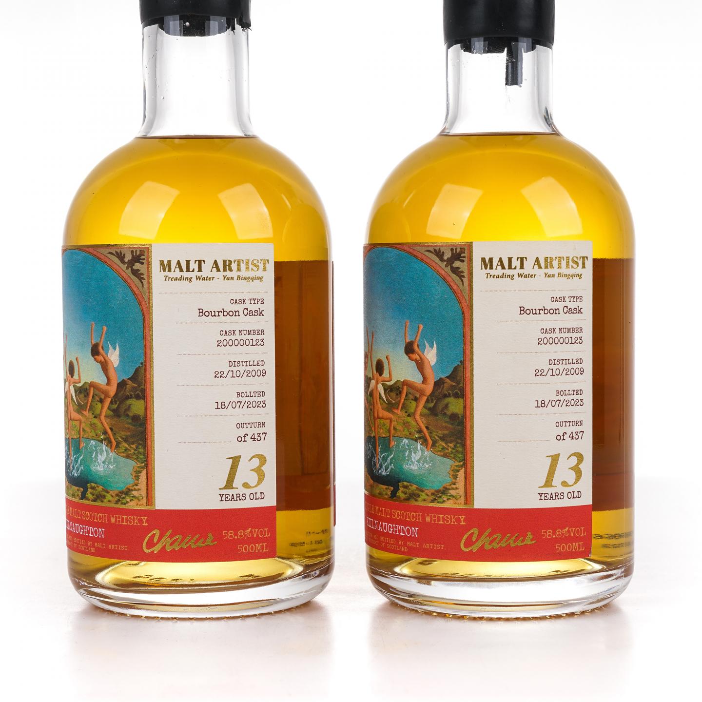 Kilnaughton(阿贝) 13年 2009-2023 波本桶 500ml*2瓶组