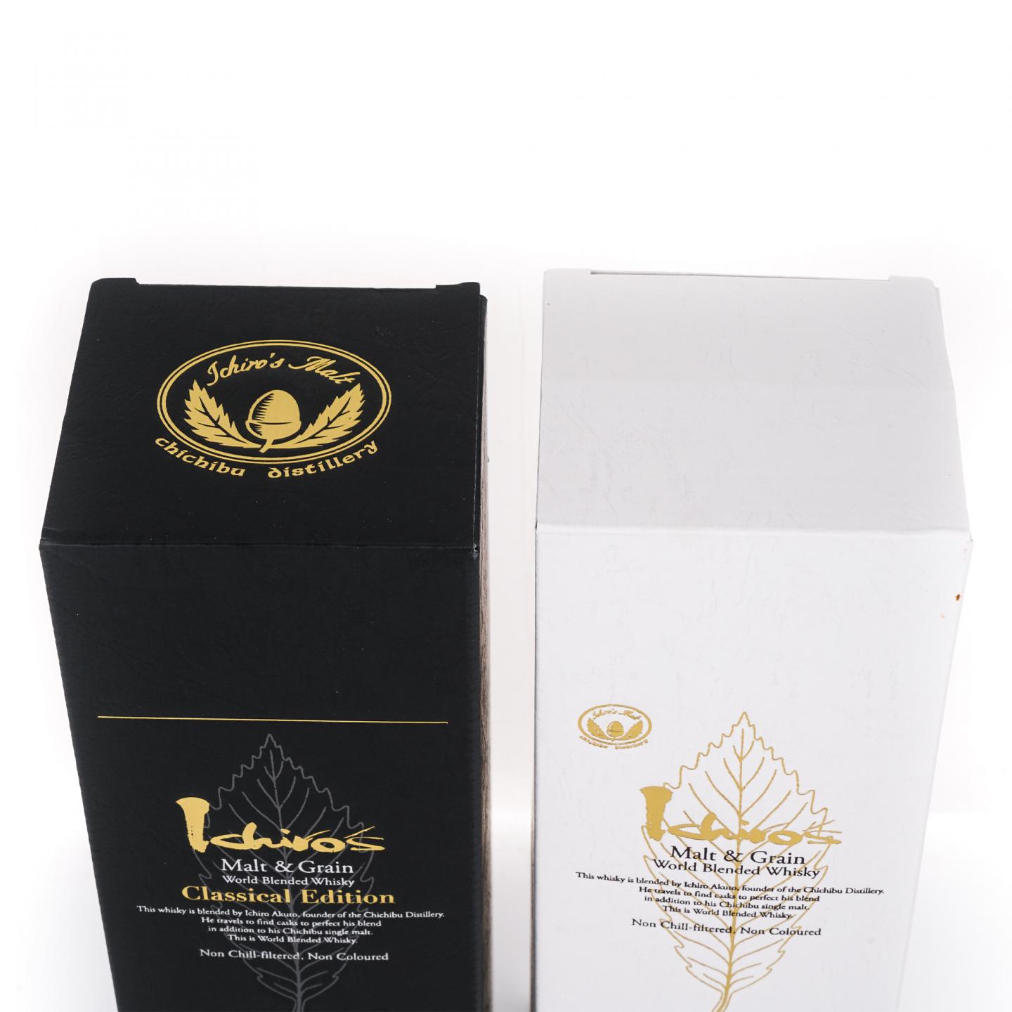 秩父 黑叶/白叶 Ichiro’s Malt & Grain 世界调和 2瓶组