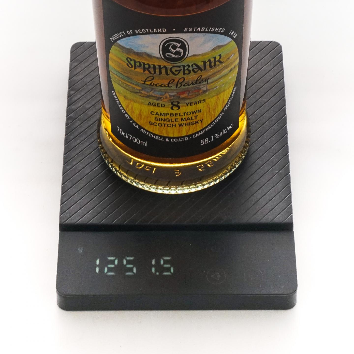 Springbank 云顶 8年 2016-2024 本地大麦 58.1%Vol.