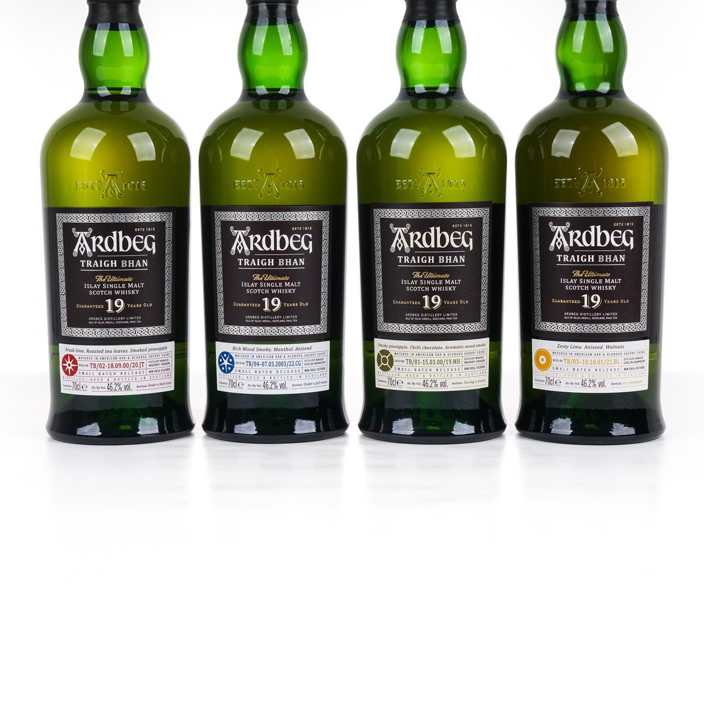Ardbeg 阿贝 19年 鸣沙1-4版 4瓶组